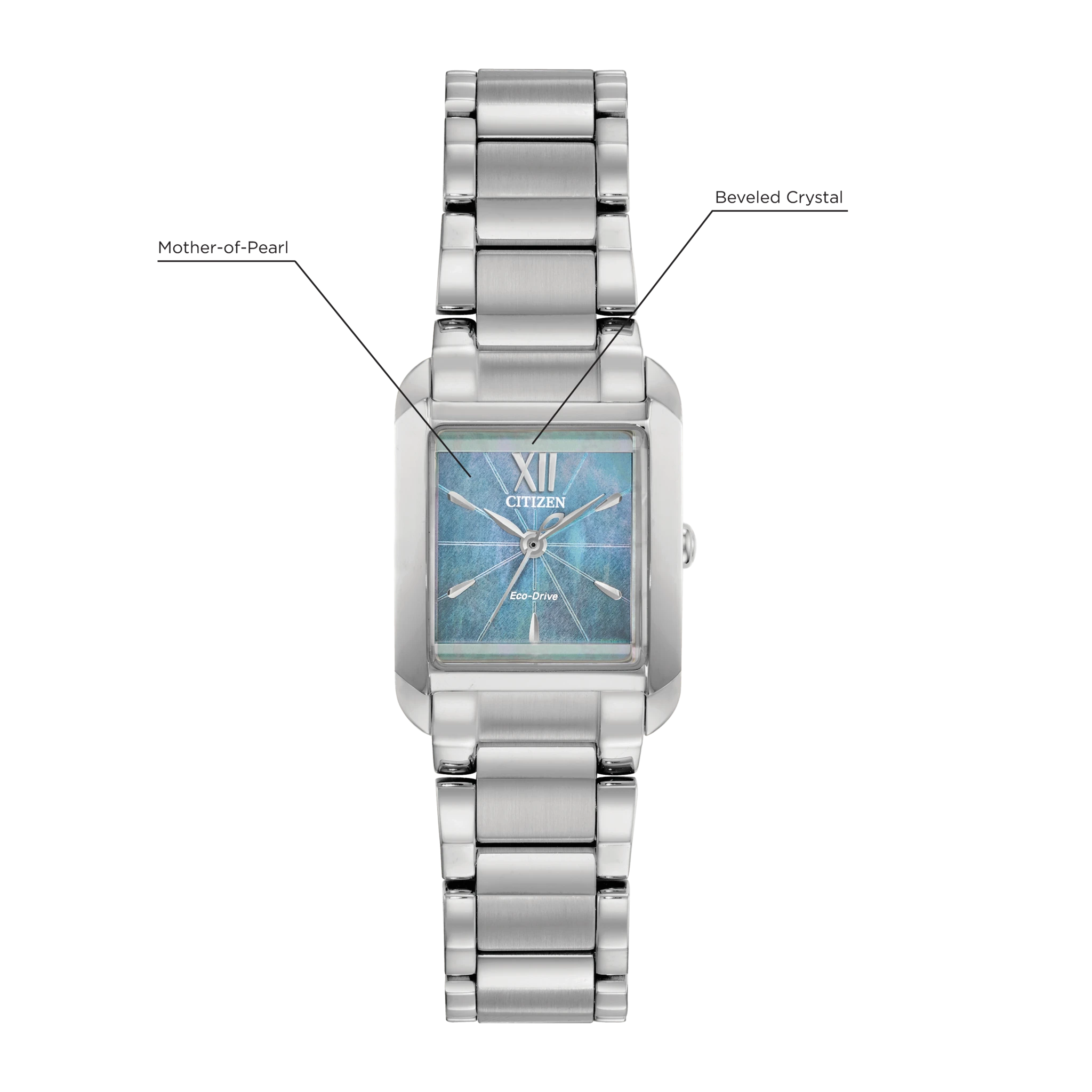 Citizen L Ladies Eco-Drive Blue Stainless Steel Watch | CITIZEN